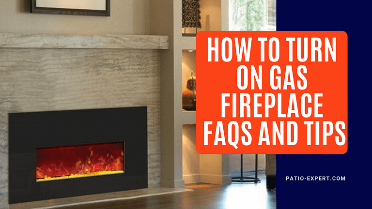 how to turn on gas fireplace